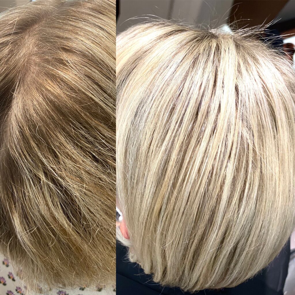 coiffure coiffeur schönbühl färben meches blond