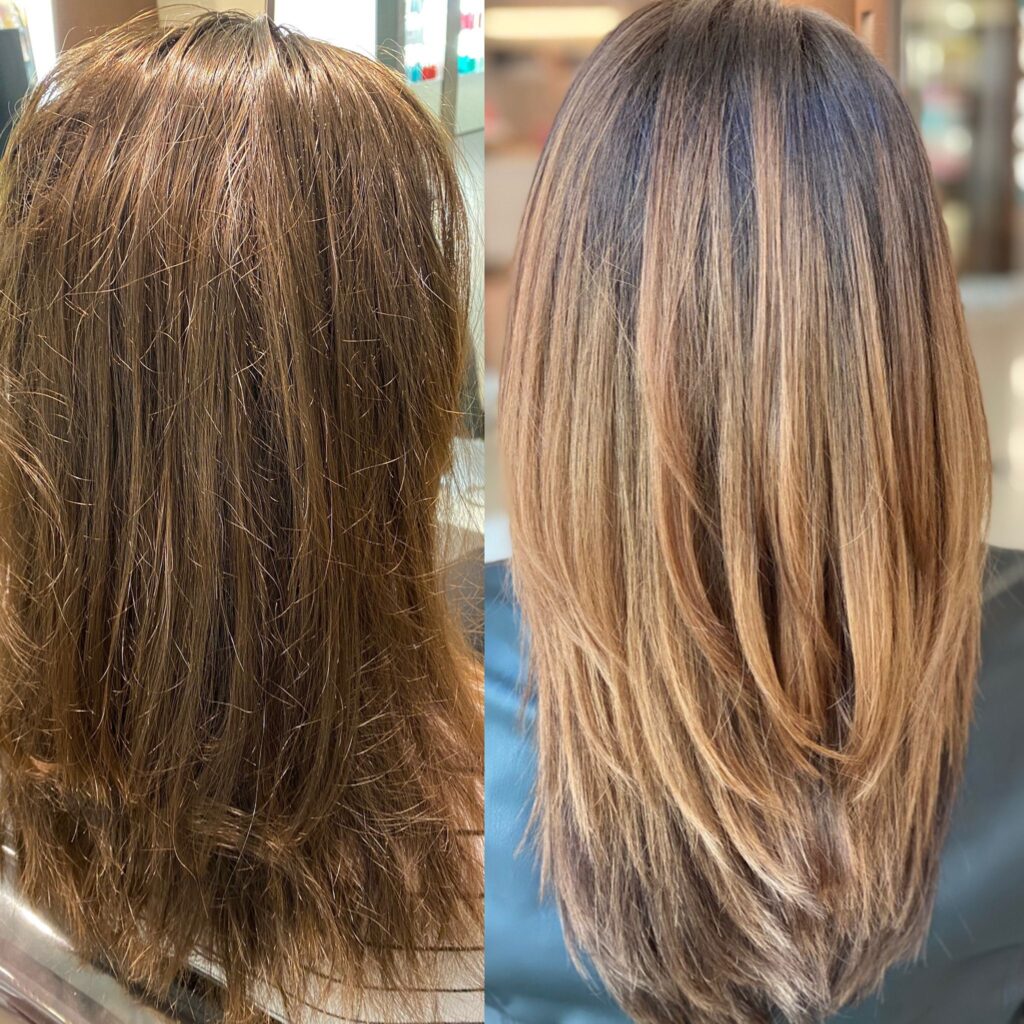 coiffure coiffeur schönbühl balayage färbe fegen